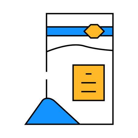 sodium benzoate icon color illustrationのイラスト素材