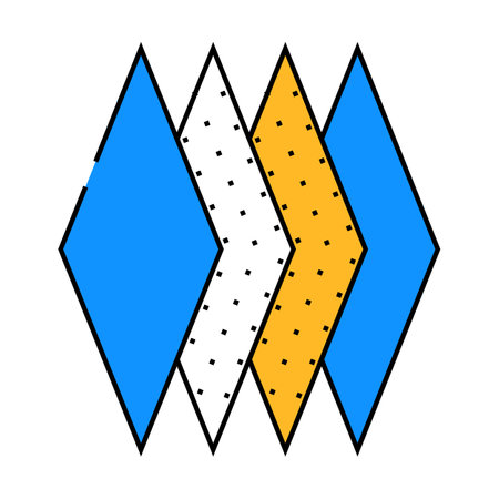 layers of wipe icon color illustrationのイラスト素材