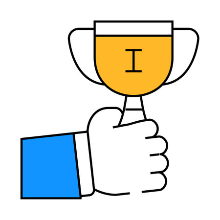 winner cup sign icon color illustrationのイラスト素材
