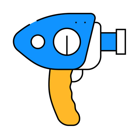 video camera retro gadget icon color illustrationのイラスト素材
