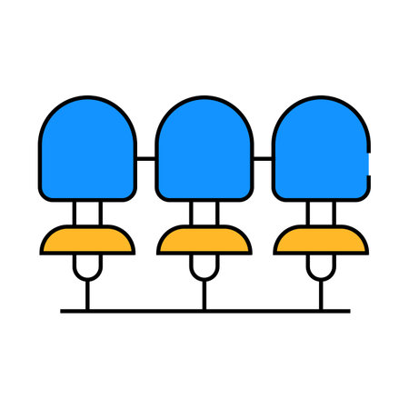 laundry service seats icon color illustrationのイラスト素材
