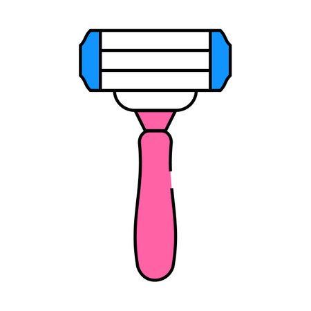 shaver tool sign icon color illustrationのイラスト素材