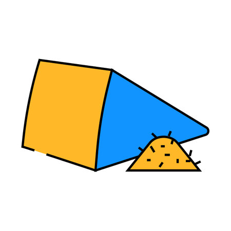 parmesan cheese icon color illustrationのイラスト素材