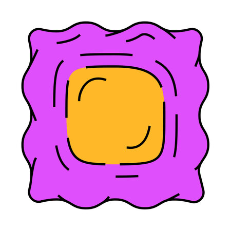 ravioli meal icon color illustrationのイラスト素材