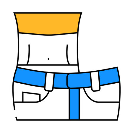 weight loss icon color illustrationのイラスト素材