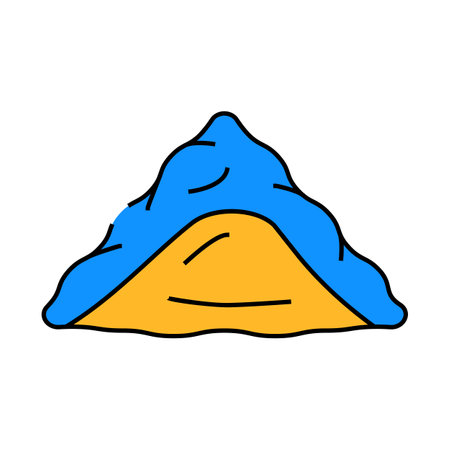 kreplach dumpling icon color illustrationのイラスト素材