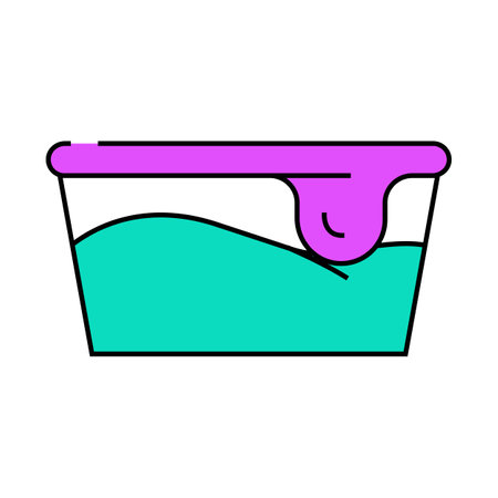 daily dose of spirulina icon color illustrationのイラスト素材