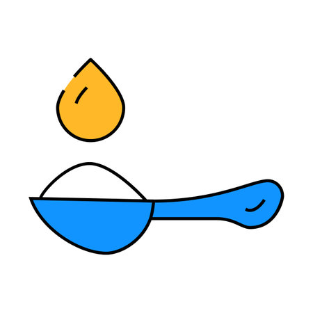 vinegar and soda icon color illustrationのイラスト素材