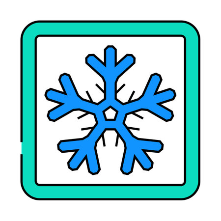 keep refrigerated product label warning icon color illustration
