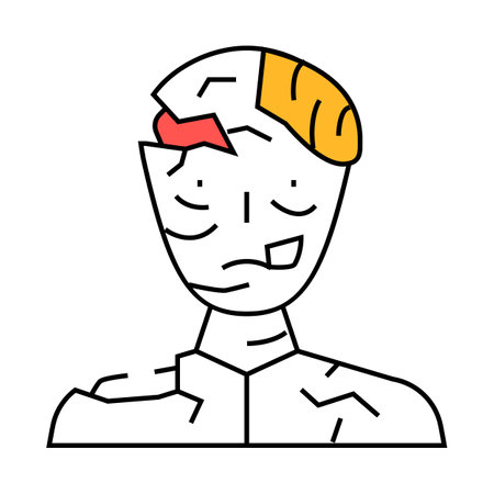 zombie dead icon color illustrationのイラスト素材