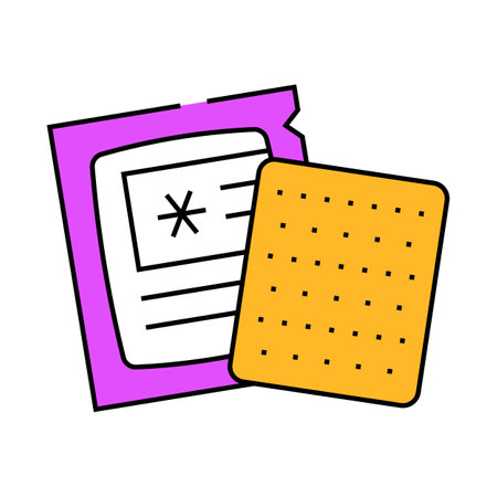 sterile gauze pads first aid icon color illustrationのイラスト素材