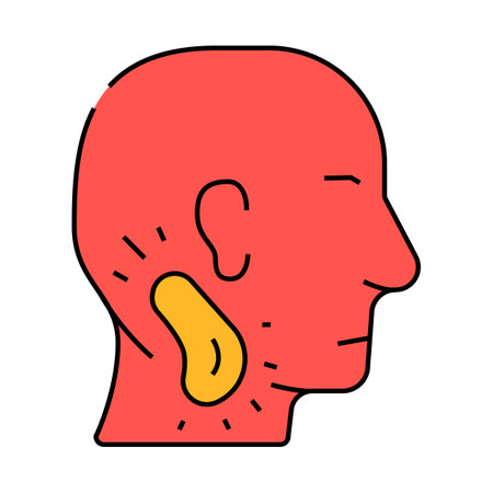 non hodgkin lymphoma cancer icon color illustrationのイラスト素材