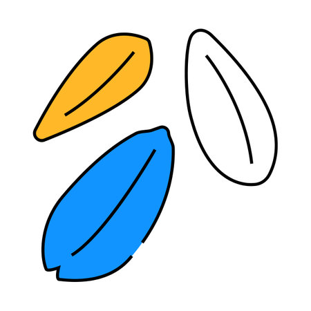 grain ripe wheat icon color illustrationのイラスト素材