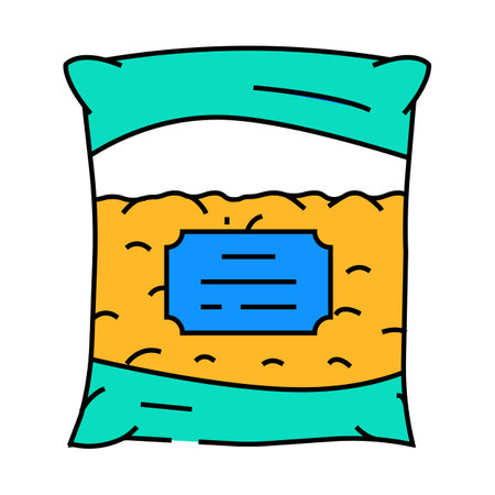 hamster bedding pet icon color illustrationのイラスト素材