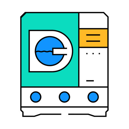environmental cleaning icon color illustrationのイラスト素材