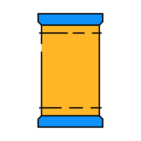 metal pipeline icon color illustrationのイラスト素材