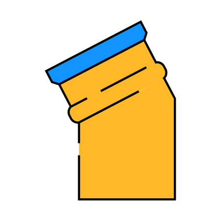 fuel pipeline icon color illustrationのイラスト素材