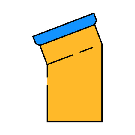 technology pipeline icon color illustrationのイラスト素材