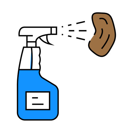 spot cleaning dry cleaning icon color illustrationのイラスト素材