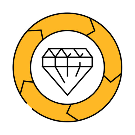 value business ethics icon color illustrationのイラスト素材