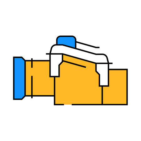 production pipeline icon color illustrationのイラスト素材