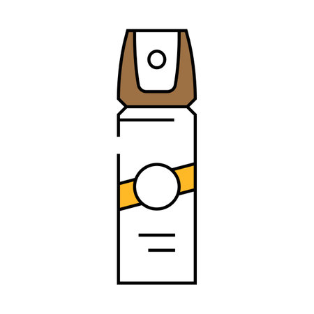 insect repellant glamping icon color illustrationのイラスト素材