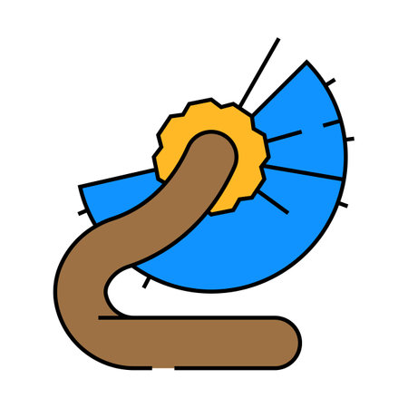 rolodex list icon color illustrationのイラスト素材