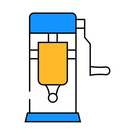 sausage stuffer icon color illustrationのイラスト素材