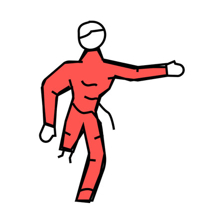 evil zombie icon color illustrationのイラスト素材