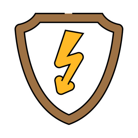 security electricity icon color illustrationのイラスト素材