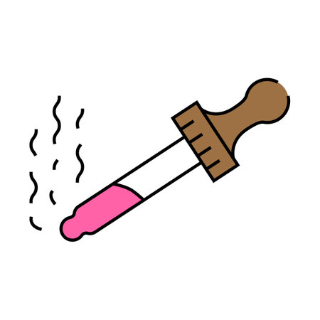 fragrance smell icon color illustrationのイラスト素材