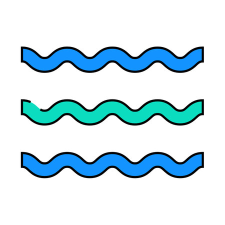 air wave icon color illustrationのイラスト素材