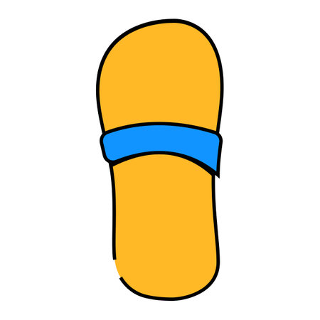 home footwear icon color illustrationのイラスト素材