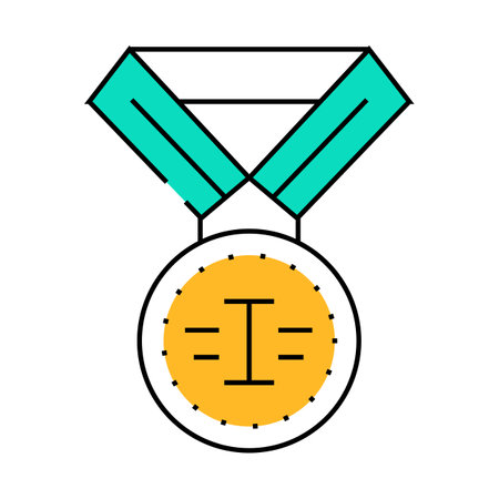 sport kid leisure icon color illustrationのイラスト素材