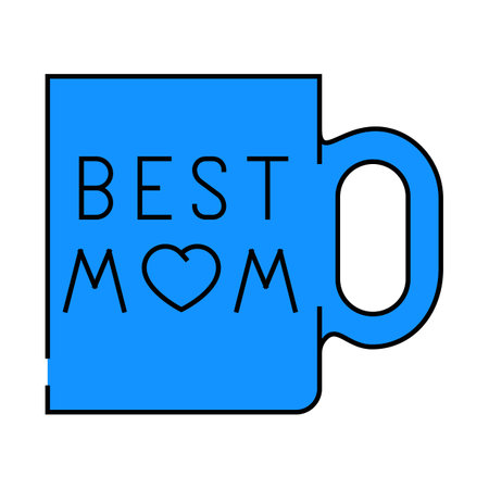 printed cup icon color illustrationのイラスト素材