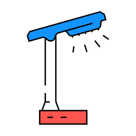 led lamp icon color illustrationのイラスト素材
