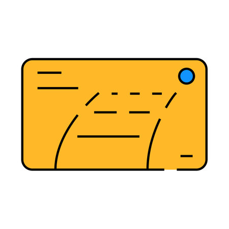 car rear view camera viewfinder icon color illustrationのイラスト素材