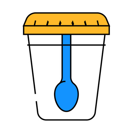 medical plastic package icon color illustrationのイラスト素材