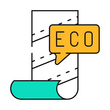 eco material for renovation icon color illustrationのイラスト素材
