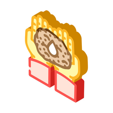 oil sands industry isometric icon vector illustrationのイラスト素材