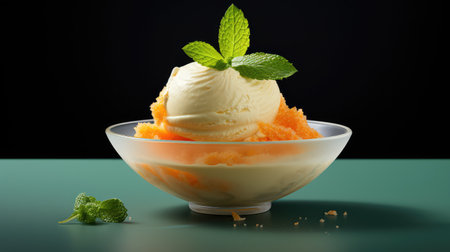 sorbet orange creamの素材