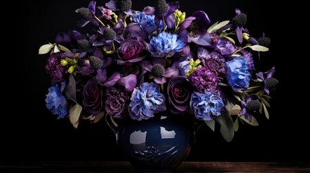 bouquet midnight blueの素材