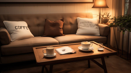 table coffee invitationの素材