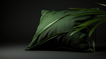 decorative palm leaf patternの素材