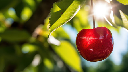 close red cherryの素材