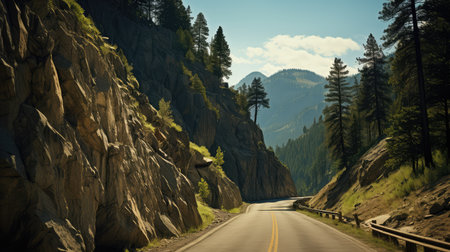 hiking side roadの素材