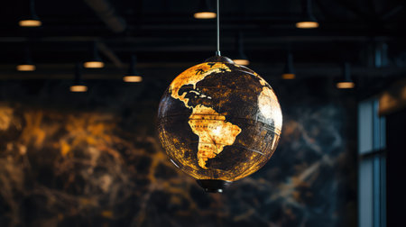 spinning metal globeの素材