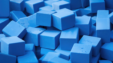 soft blue blocksの素材
