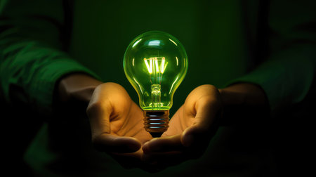 illumination light bulb greenの素材