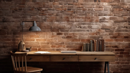 rough wooden desk backgroundの素材